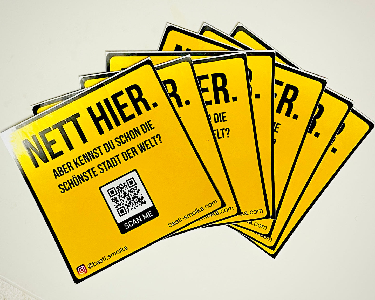 Sticker – Nett hier, aber... (Schönste Stadt der Welt)